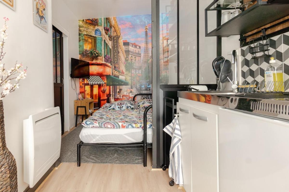 Studio Paris - Metro 7 Cadet - Quartier Faubourg-Montmartre Exteriér fotografie