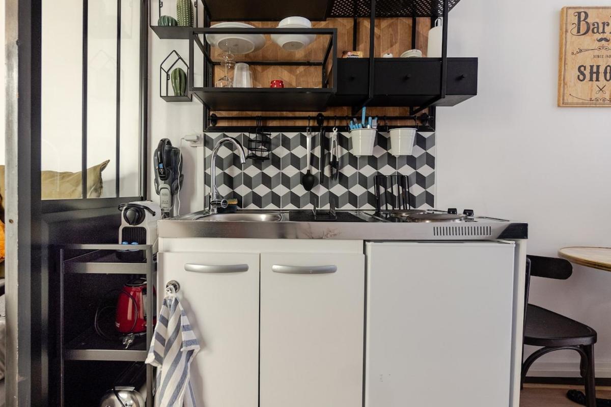 Studio Paris - Metro 7 Cadet - Quartier Faubourg-Montmartre Exteriér fotografie